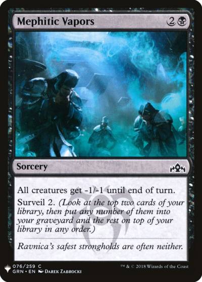 Mephitic Vapors PLST-GRN-76 The List Magic card