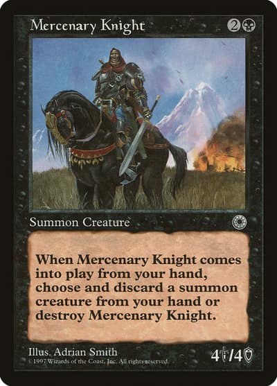 Mercenary Knight 99 Portal Magic card