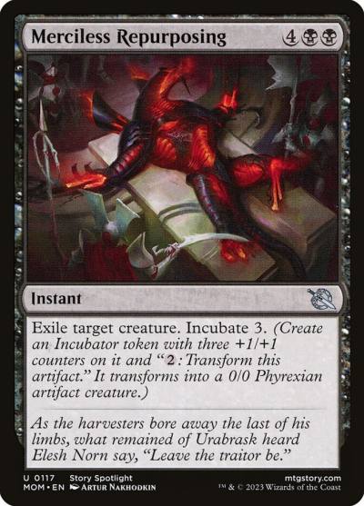 Merciless Repurposing MOM-117 March of the Machine Magic card