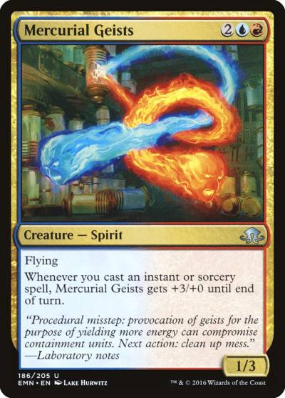 Mercurial Geists EMN-186 Eldritch Moon Magic card