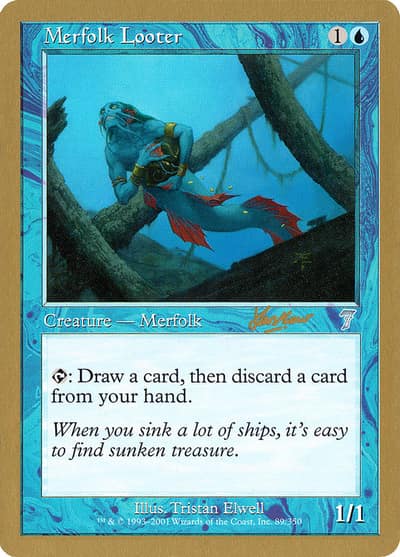 Merfolk Looter WC02-SHH89 World Championship Decks 2002 Magic card