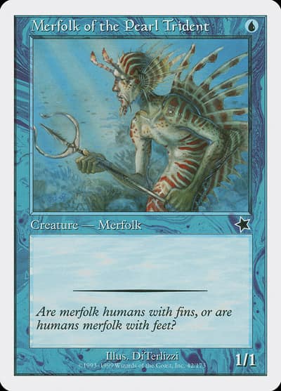 Merfolk of the Pearl Trident S99-42 Starter 1999 Magic card