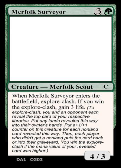 Merfolk Surveyor CG03d Unknown Event Magic card