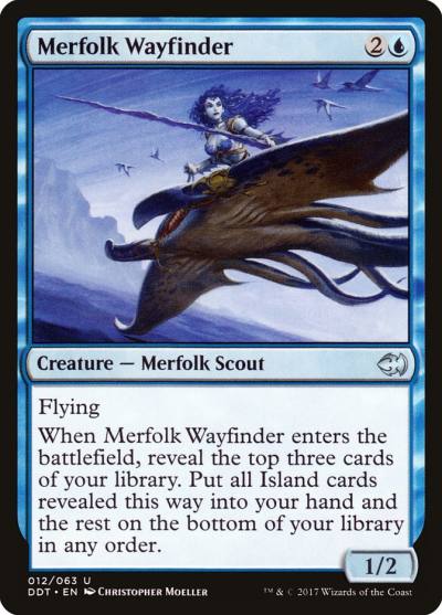 Merfolk Wayfinder DDT-12 Duel Decks: Merfolk vs. Goblins Magic card