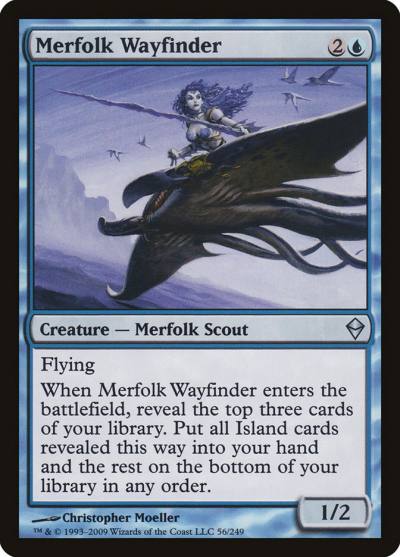 Merfolk Wayfinder ZEN-56 Zendikar Magic card