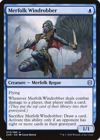 Merfolk Windrobber 70 Zendikar Rising Magic card
