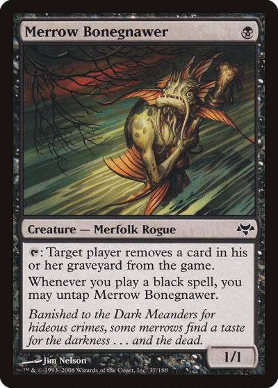 Merrow Bonegnawer 37 Eventide Magic card