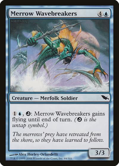 Merrow Wavebreakers 44 Shadowmoor Magic card