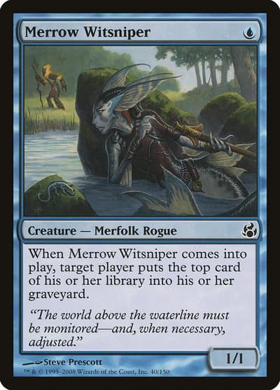 Merrow Witsniper 40 Morningtide Magic card