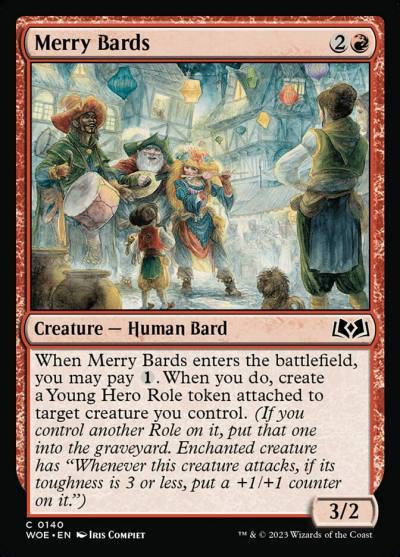 Merry Bards WOE-140 Wilds of Eldraine Magic card