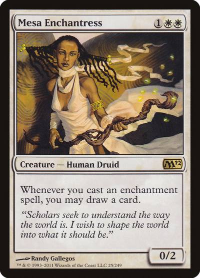 Mesa Enchantress M12-25 Magic 2012 Magic card