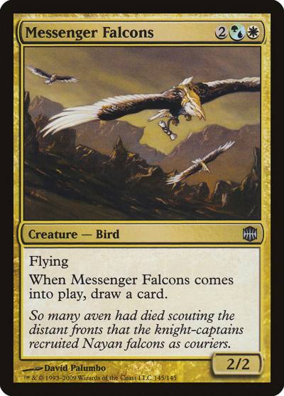 Messenger Falcons 145 Alara Reborn Magic card