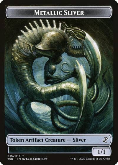 Metallic Sliver TTSR-15 Time Spiral Remastered Tokens Magic card