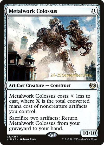 Metalwork Colossus PKLD-222S Kaladesh Promos Magic card