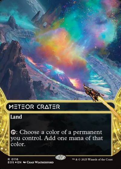 Meteor Crater EOS-116 Edge of Eternities: Stellar Sights Magic card
