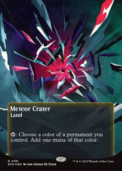 Meteor Crater EOS-161 Edge of Eternities: Stellar Sights Magic card
