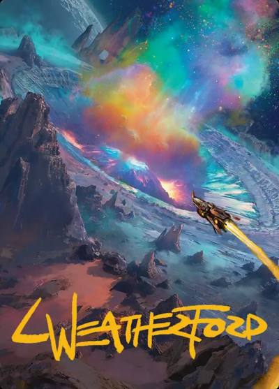 Meteor Crater // Meteor Crater AEOE-45 Edge of Eternities Art Series Magic card