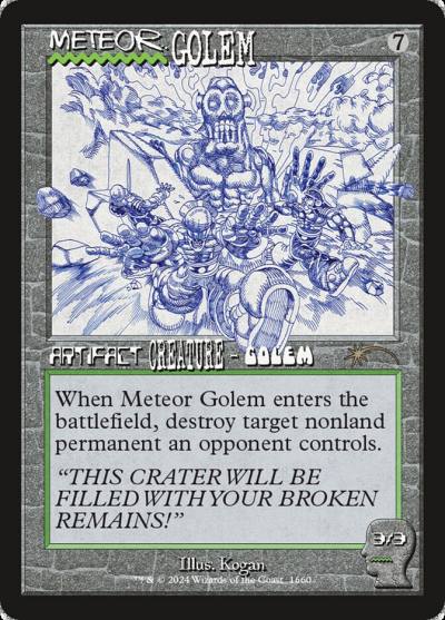 Meteor Golem SLD-1660 Secret Lair Drop Magic card