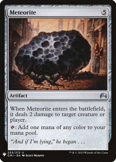 Meteorite PLST-ORI-233 The List Magic card