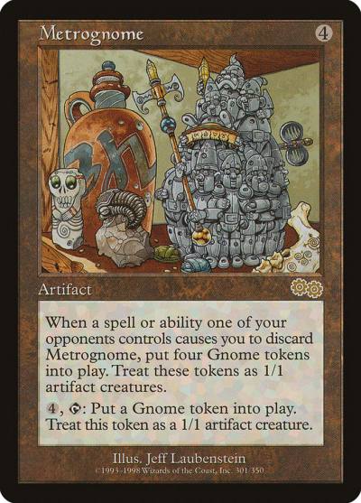 Metrognome USG-301 Urza's Saga Magic card