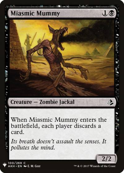 Miasmic Mummy PLST-AKH-100 The List Magic card