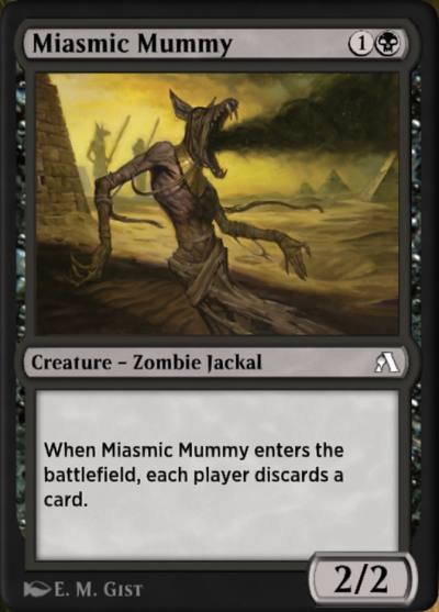 Miasmic Mummy XANA-29 Arena New Player Experience Extras Magic card