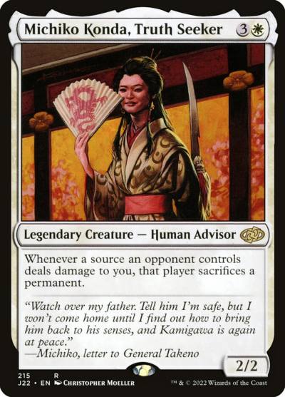 Michiko Konda, Truth Seeker J22-215 Jumpstart 2022 Magic card