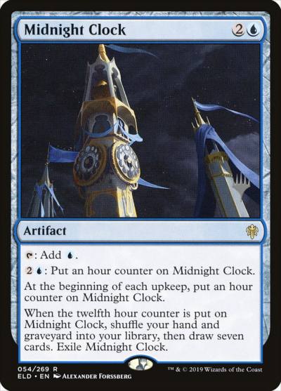 Midnight Clock PELD-54P Throne of Eldraine Promos Magic card