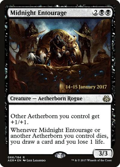 Midnight Entourage PAER-66S Aether Revolt Promos Magic card