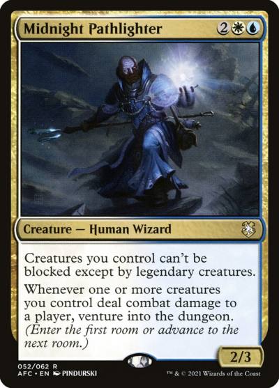 Midnight Pathlighter AFC-52 Forgotten Realms Commander Magic card