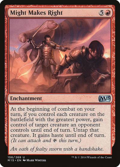 Might Makes Right M15-156 Magic 2015 Magic card