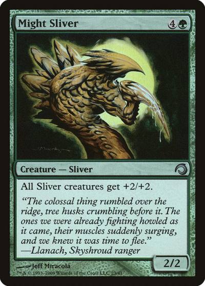 Might Sliver H09-23 Premium Deck Series: Slivers Magic card
