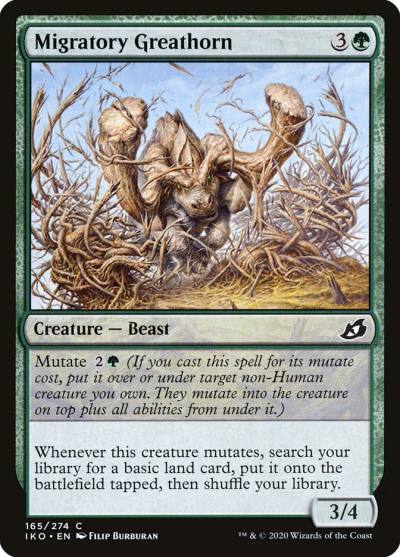 Migratory Greathorn IKO-165 Ikoria: Lair of Behemoths Magic card
