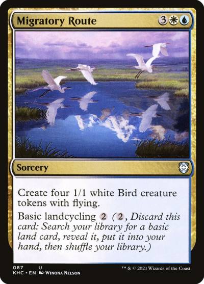 Migratory Route KHC-87 Kaldheim Commander Magic card