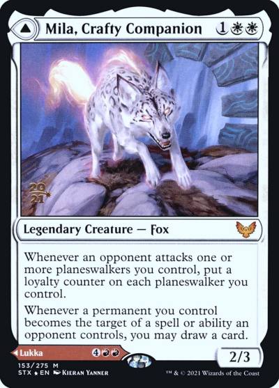 Mila, Crafty Companion // Lukka, Wayward Bonder PSTX-153S Strixhaven: School of Mages Promos Magic card