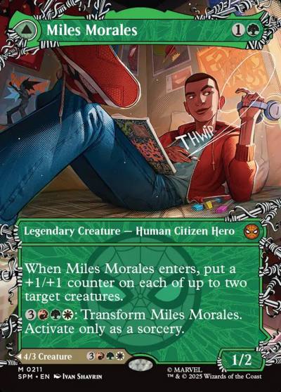 Miles Morales // Ultimate Spider-Man SPM-211 Marvel's Spider-Man Magic card