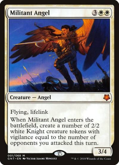 Militant Angel GNT-1 Game Night Magic card