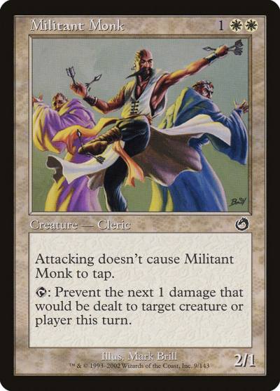 Militant Monk TOR-9 Torment Magic card