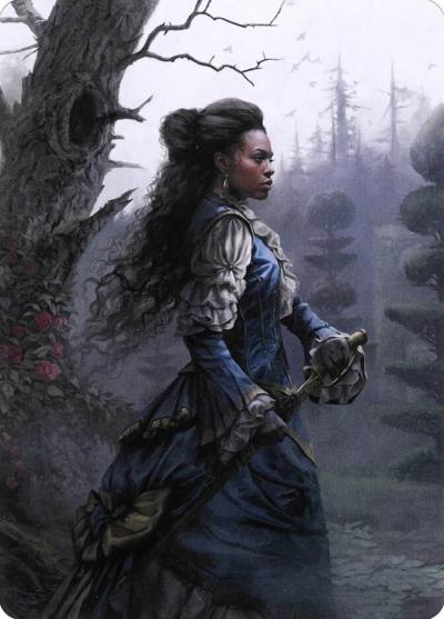 Mina Harker // Mina Harker AVOW-70 Crimson Vow Art Series Magic card