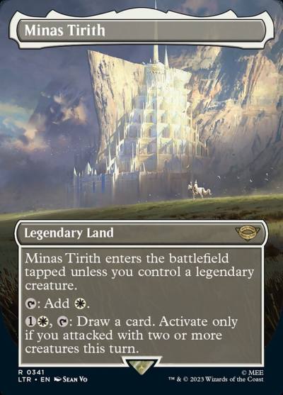 Minas Tirith LTR-341 The Lord of the Rings: Tales of Middle-earth Magic card