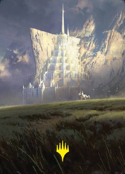 Minas Tirith // Minas Tirith ALTR-55 Tales of Middle-earth Art Series Magic card