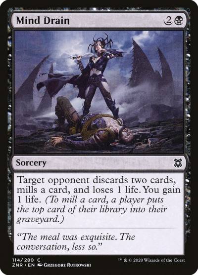 Mind Drain ZNR-114 Zendikar Rising Magic card