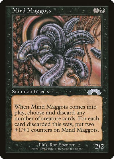 Mind Maggots 66 Exodus Magic card