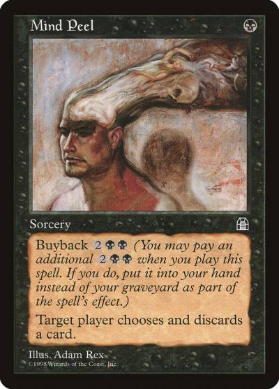 Mind Peel STH-63 Stronghold Magic card