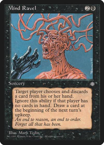 Mind Ravel ICE-147 Ice Age Magic card