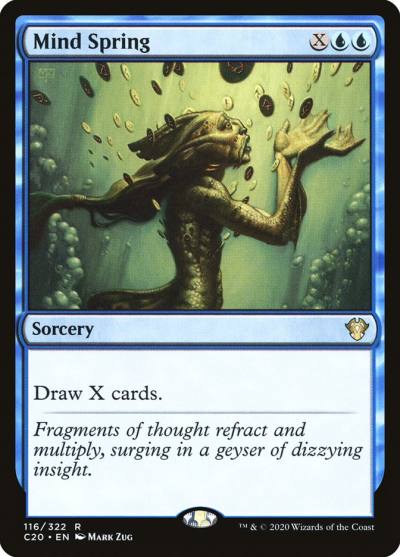 Mind Spring C20-116 Commander 2020 Magic card
