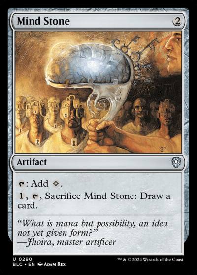 Mind Stone BLC-280 Bloomburrow Commander Magic card