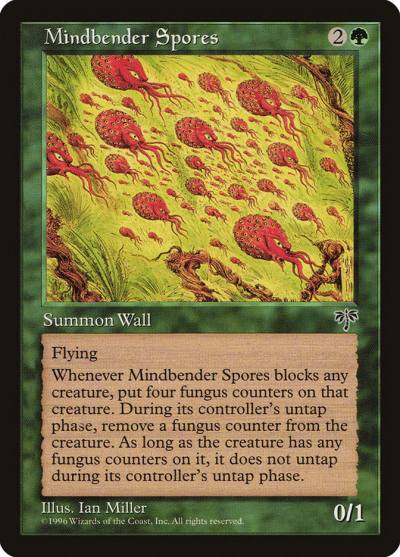 Mindbender Spores MIR-229 Mirage Magic card