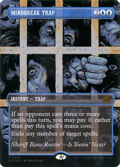 Mindbreak Trap OTP-68 Breaking News Magic card