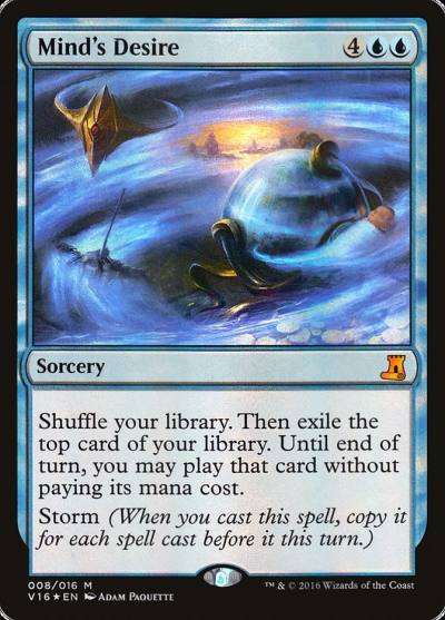Mind's Desire V16-8 From the Vault: Lore Magic card